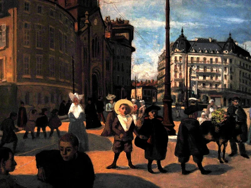 1873-François Joseph Girot - Piazza Notre Dame